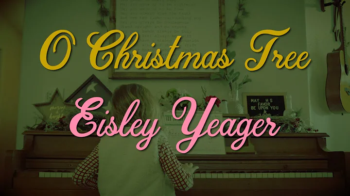 Eisley Performs "O Christmas Tree"  Christmas Piano Recital 2020