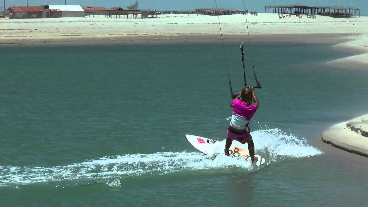 Kitesurfing Technique - Chicken Gybe Part 2 Slow Mo