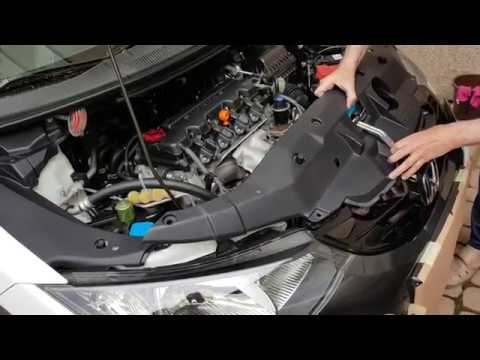Regulacja Zamka Maski, Pokrywy Silnika Honda Civic 2012 2013 2014 2015 5D Hatchback - Youtube