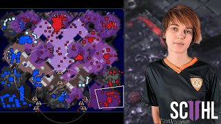 SCARLETT TAKES THE ENTIRE MAP - Starcraft 2: Scarlett vs. Semper