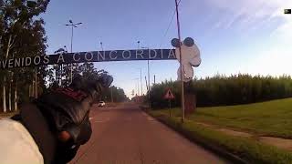 MÁS CERQUITA DEL URUGUAY DESDE CONCORDÍA ARGENTINA EN MOTO ARG/07