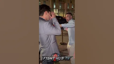 Ryan Garcia FIRES left hook at Colby Covington!