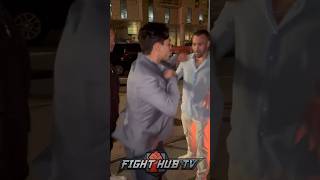 Ryan Garcia FIRES left hook at Colby Covington!