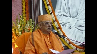 Srimat Swami Atmasthanandaji Maharaj - Dedication of Prayer Hall at Porbandar  on 9 Jan. 2002