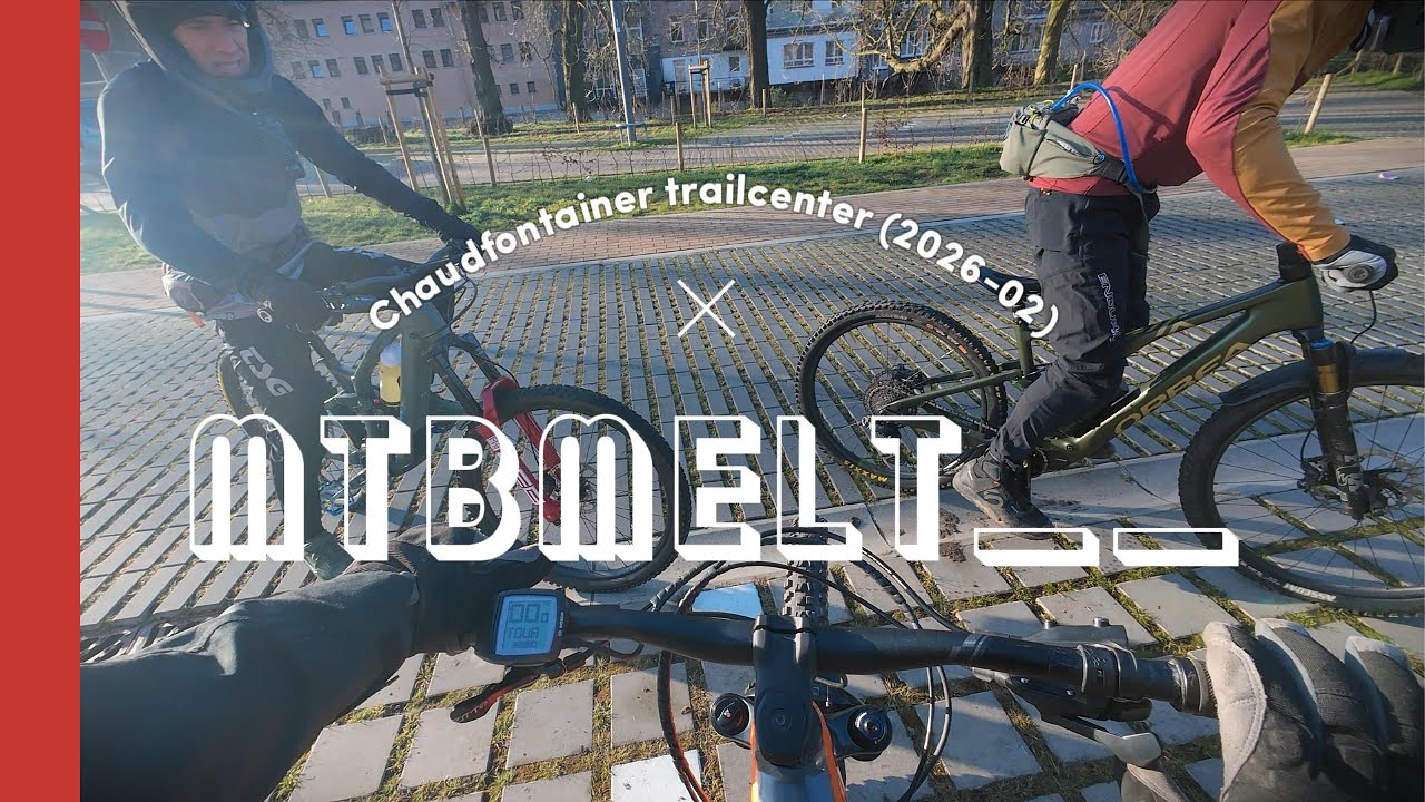 (66) New bike day at first time in Chaudfontaine | PoV 4K | Mountainbike