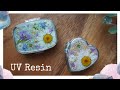 🌹【UVレジン】Seriaクラフト用小物ケースで押し花レジンケース作り🌸/ピルケース/DIY/Pressed flower case