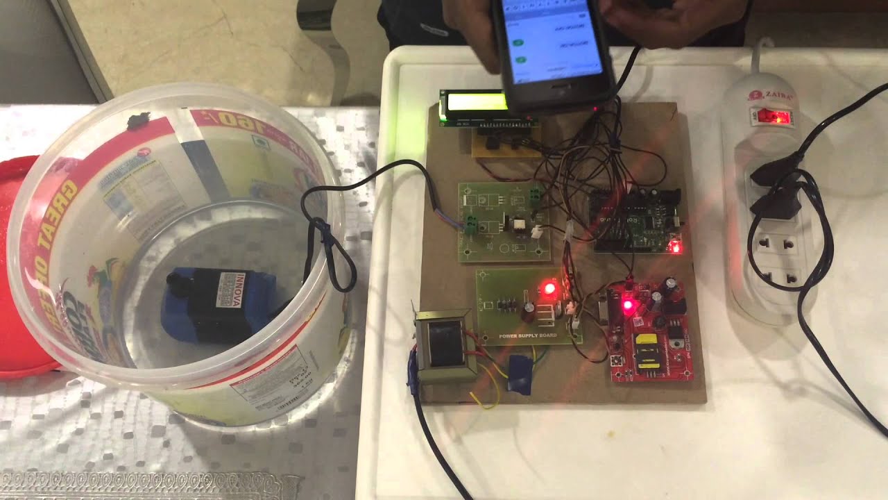 Smart Water Irrigation System using Gsm and ARDUINO. - YouTube