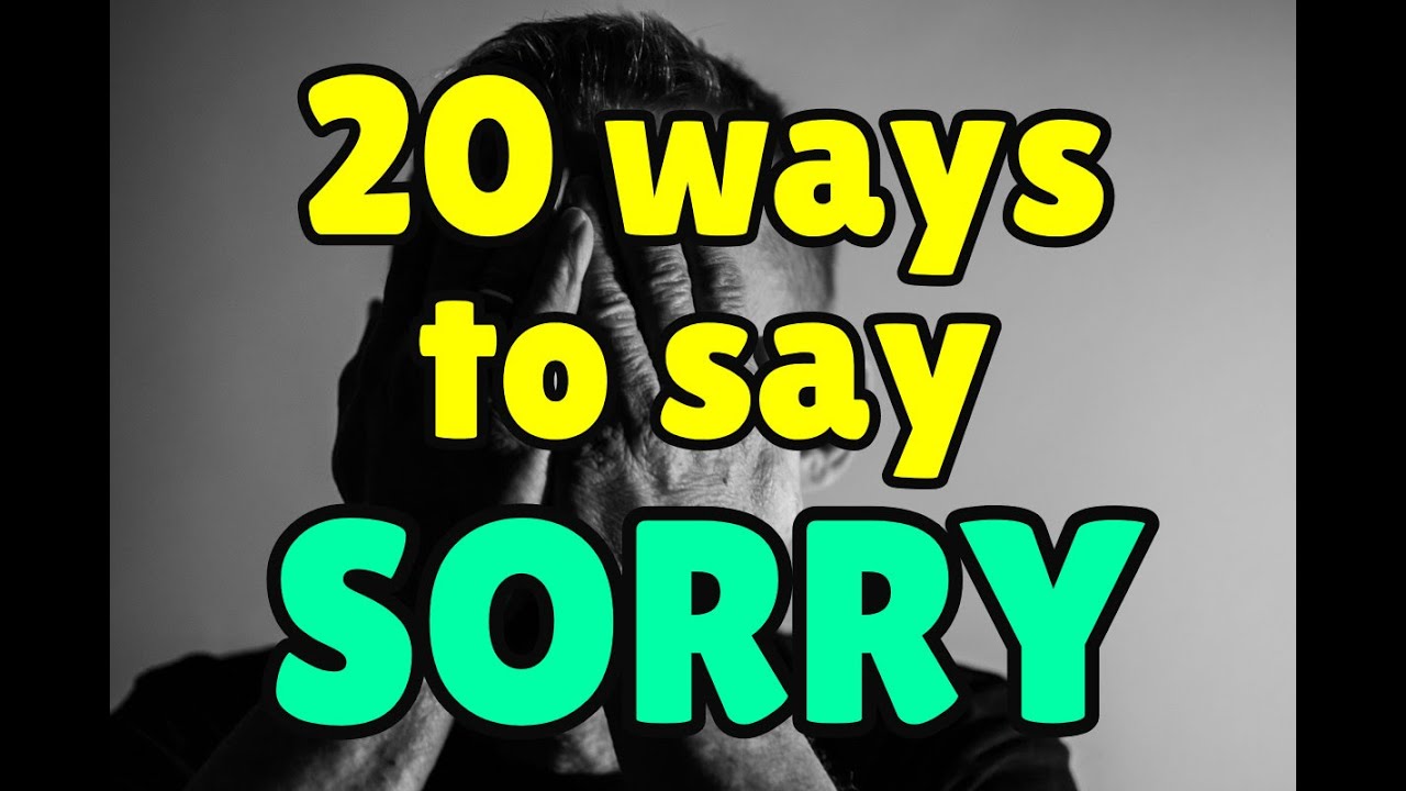 How to say sorry in Spanish