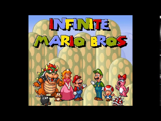 JOGO INFINITO DO MARIO? INFINITE MARIO BROS. 