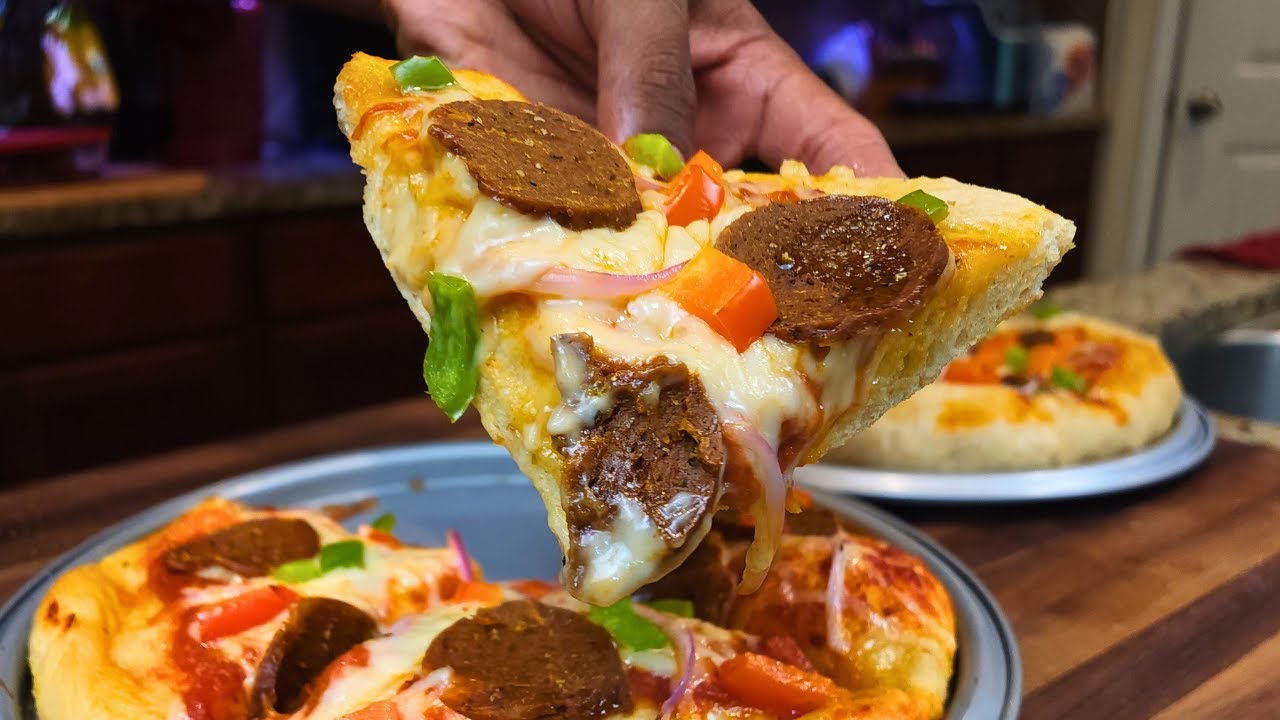 Homemade Vegan Pizza | Homemade Vegan Pepperoni