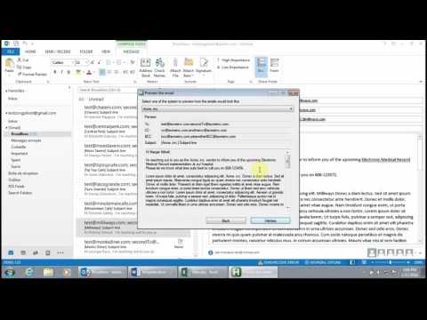 How To Do Mail Merge In Excel And Outlook - Tutorial Blogs