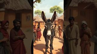 गधा गिरा… लेकिन सबको चौंका दिया! 🐴🔥