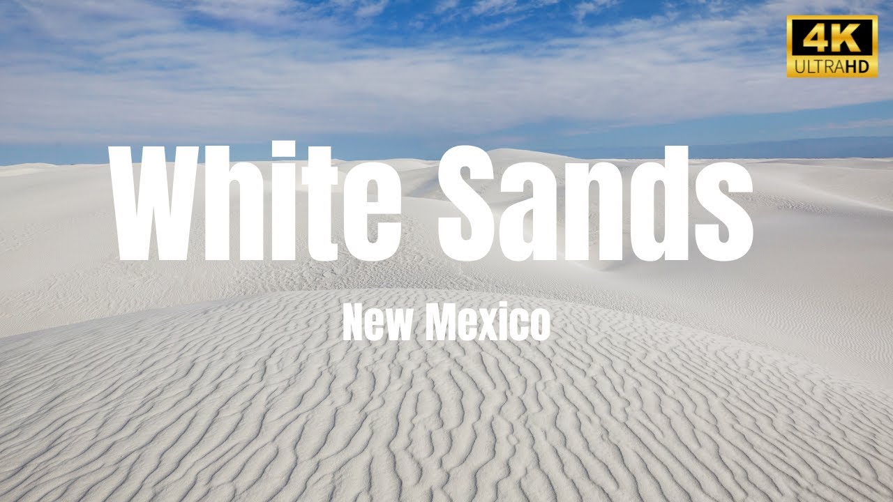 You Won’t Believe White Sands National Park, USA | 4K HD