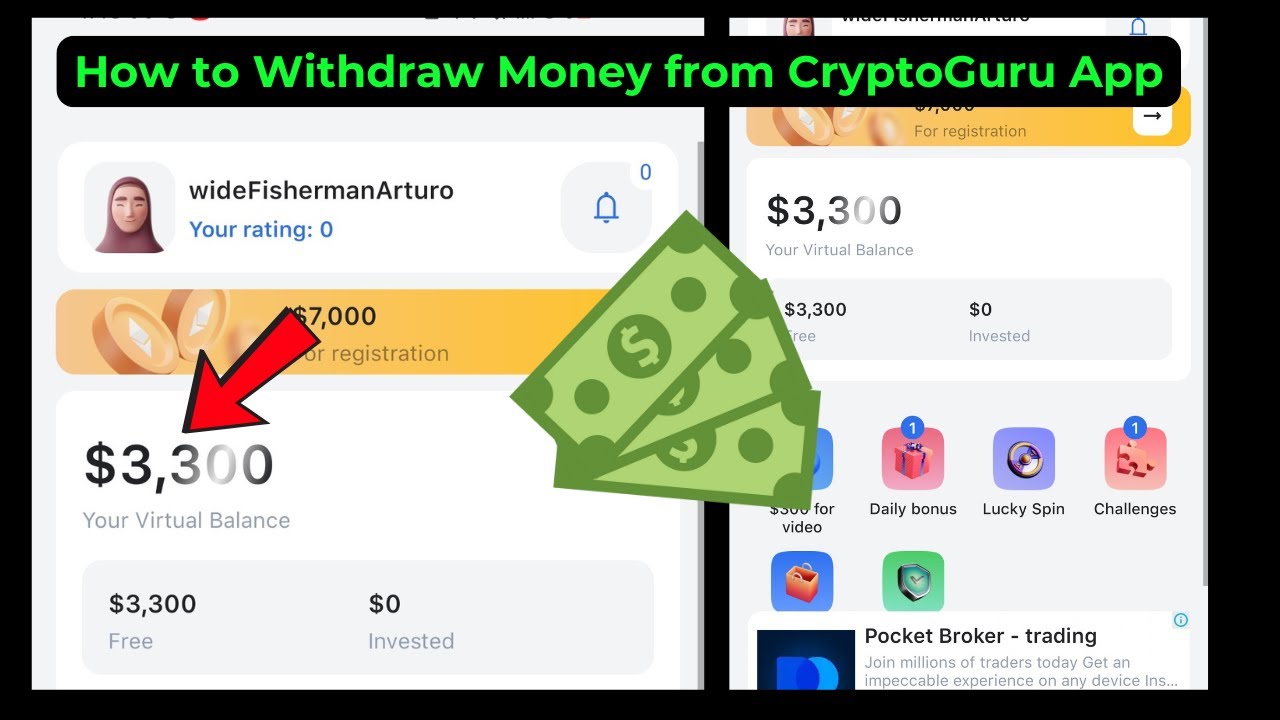 How to Withdraw Money from Cryptoguru App (2026) - Full Guide