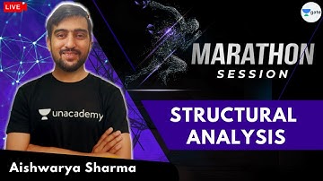 Structural Analysis | Marathon Session | GATE 2021 Civil | Aishwary Sharma
