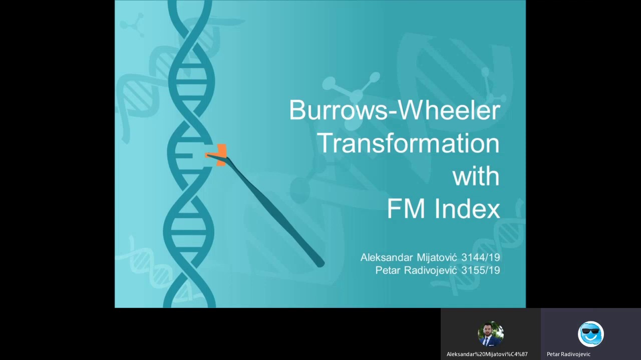 Burrows Wheeler FM Index - YouTube