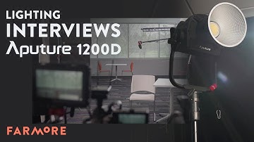 How To Light An Interview In Front Of A Window (Using the Aputure 1200D)