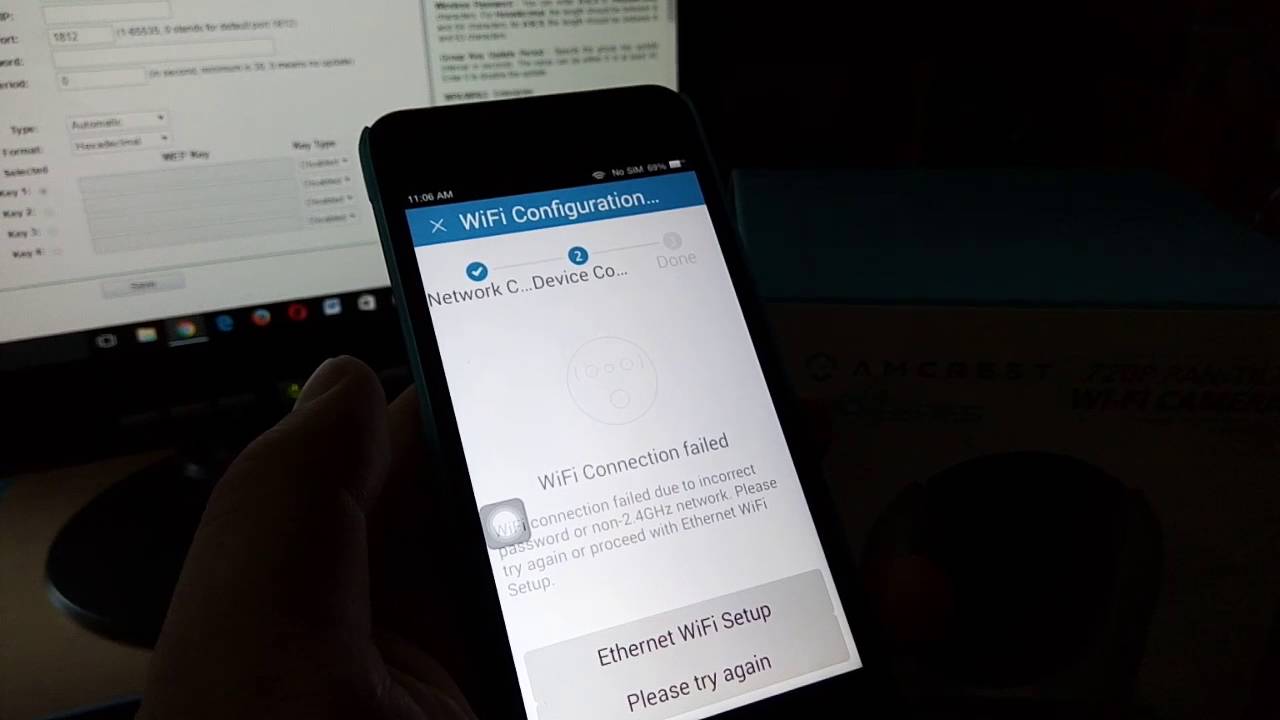 Amcrest 720P IPM-721S: WiFi Connection Failed with TP-Link