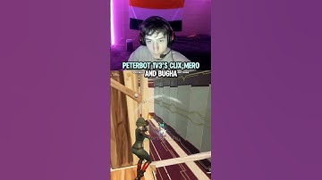 Peterbot 1V3’S Clix , Mero And Bugha 🤯 #fortnite #fortniteclips #gaming #fortnitememes