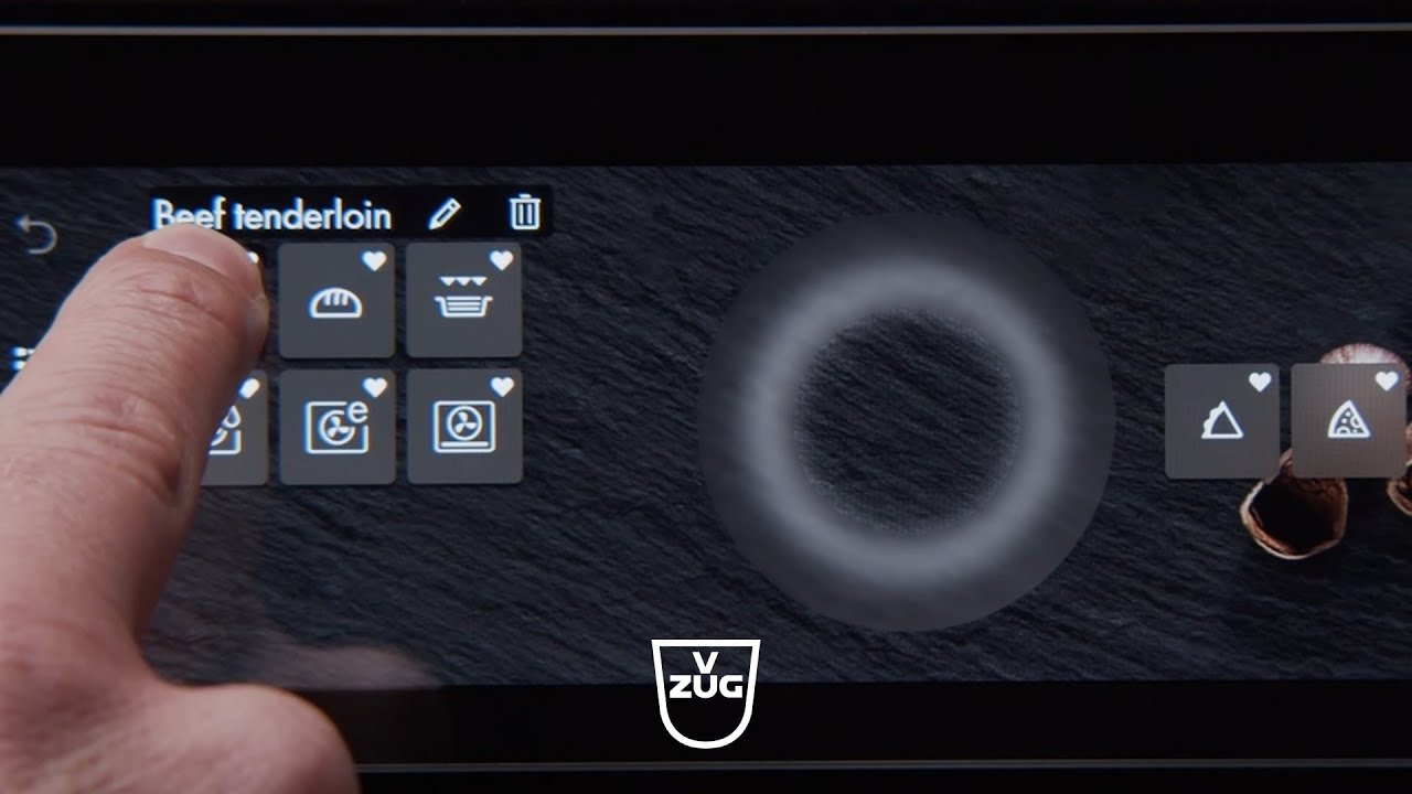 VZUG Steamer & oven Customising the app & default settings YouTube