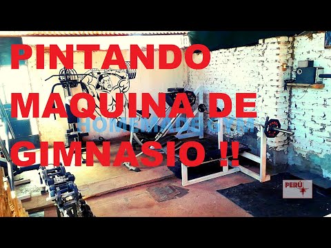 PINTANDO MAQUINA DE GYM