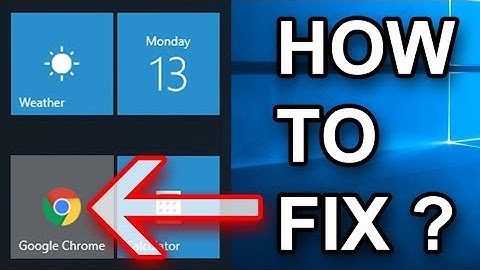 Fix Google Chrome Icon Background In Windows Start Menu UPDATED