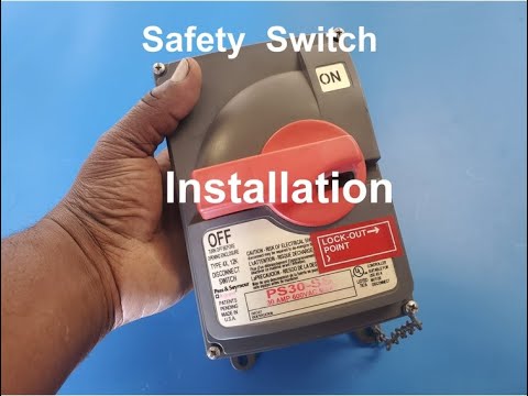 My Safety shut-off switch Installation for my Bendpak 4-Post Lift - YouTube