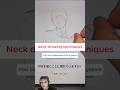 The structure and drawing method of the neck #art #anime #anime #anatomy #drawing