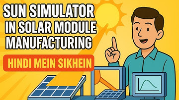 Solar pannel manufacturing | sun simulator| kaise test hota hai solar module | quality | production