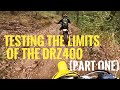 Testing the limits of the Suzuki DRZ400E (& mine) on the singletrack [Part 1 of 2]