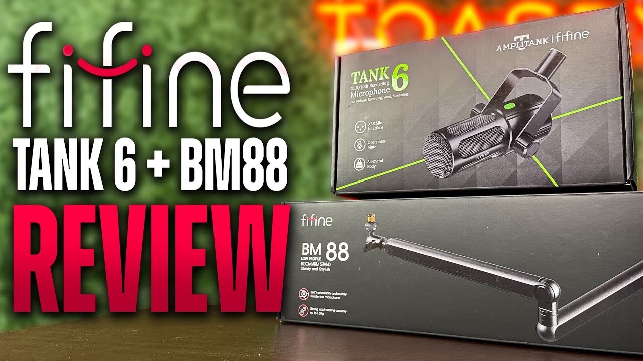 Насколько хорош микрофон Fifine TANK6? — Тестирование TANK6 + штатива BM88.