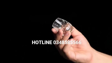 LY RƯỢU PHA LÊ ĐÚC VÀNG 24K CAO CẤP NHẬP KHẨU