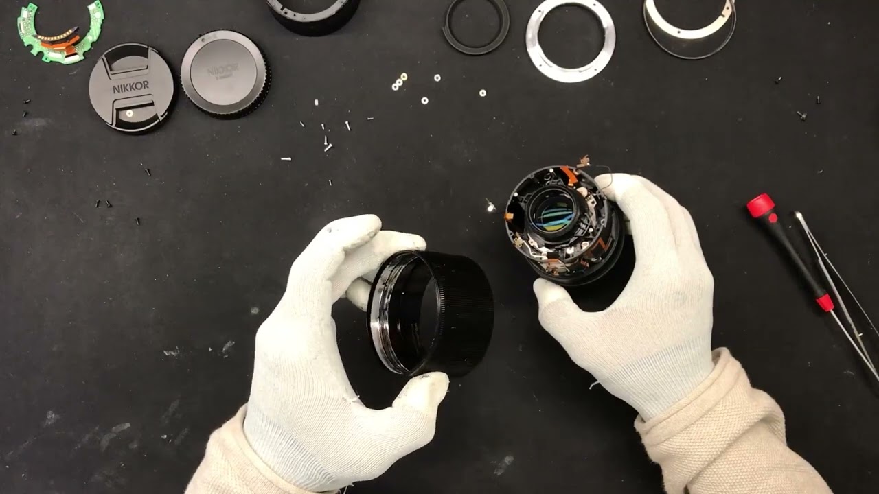 How to repair Nikkor lens Z 35 mm f /1.8 S - defective diaphragm