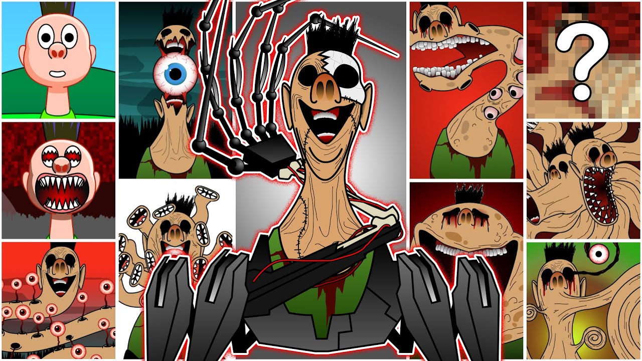 My Sprunki OC: HAMOOD HABIBI (Phase 1 to NEW Phase 70, Phase 71 from Roblox)