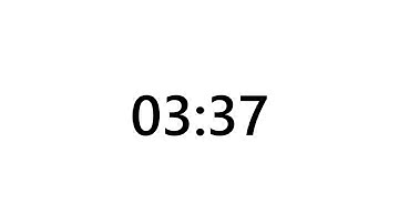 Timer for 3 minutes and 37 seconds