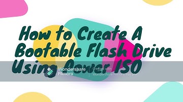 How to Create A Bootable USB Flash Drive Using Power ISO..
