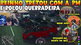 BKINHO NA RESENHA COM A TROPA + QUEBRADEIRA COM A PM 🔥👀- TROPAS DO GTA RP CLIPS