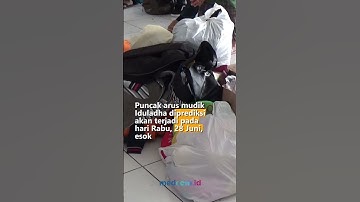 H-2 JELANG IDULADHA, PEMUDIK MULAI PADATI TERMINAL KAMPUNG RAMBUTAN