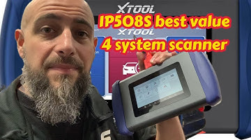 Xtool IP508S Review - Great mid level scanner for 4 systems diagnosis