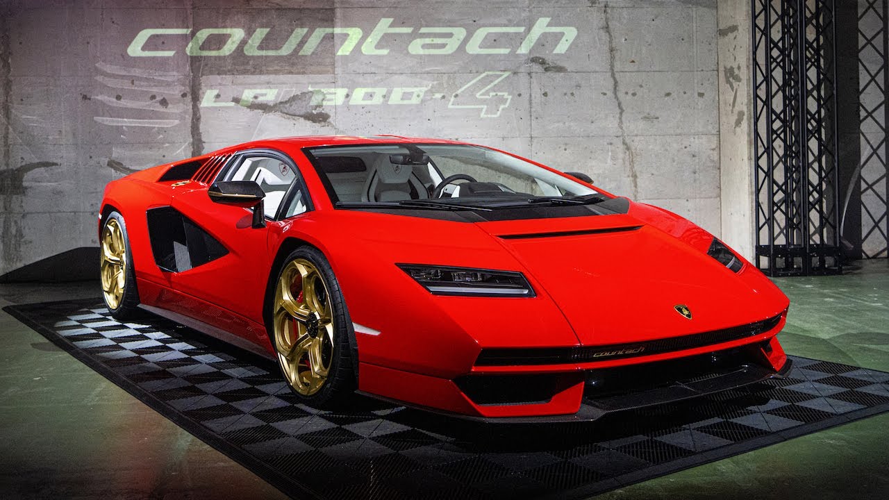 Countach Japan Lamborghini Countach LPI800 4 #NLA11271 unveiled in Japan - YouTube