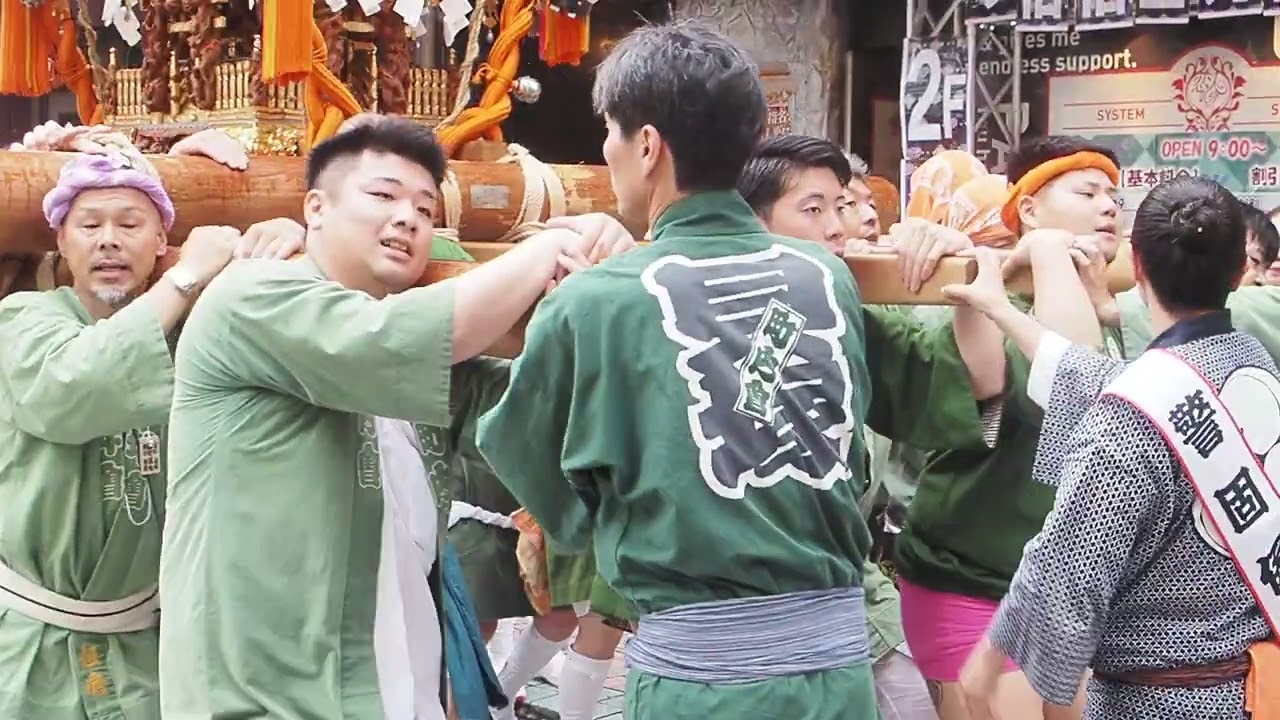 川崎 稲毛神社 川崎山王祭 神輿の渡御 貝塚 2026/06/20 a15 - YouTube