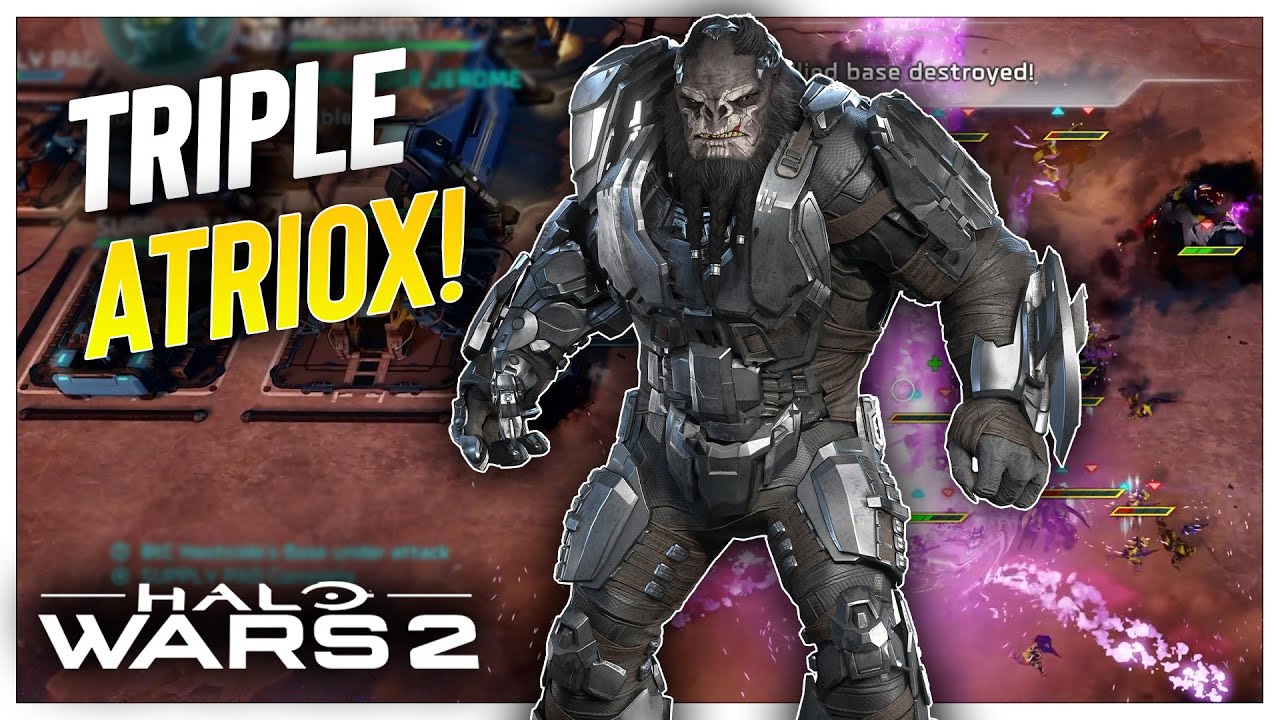 Don't mess with TRIPLE ATRIOX in Halo Wars 2!
