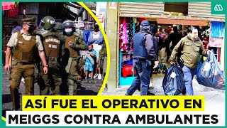 Barrio Meiggs: Realizan intenso operativo en contra del comercio ambulante