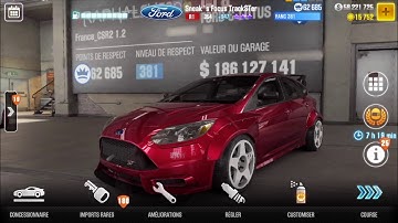 CSR 2 / FORD Sneak’s focus TrackSter tune and shift pattern (new fastest t1 car)