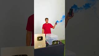 Smoke Bomb VS YouTube Play Button!