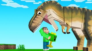 GIANT DINOSAUR VS SPEEDRUNNERS in Minecraft!