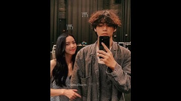 V reaction on Jisoo