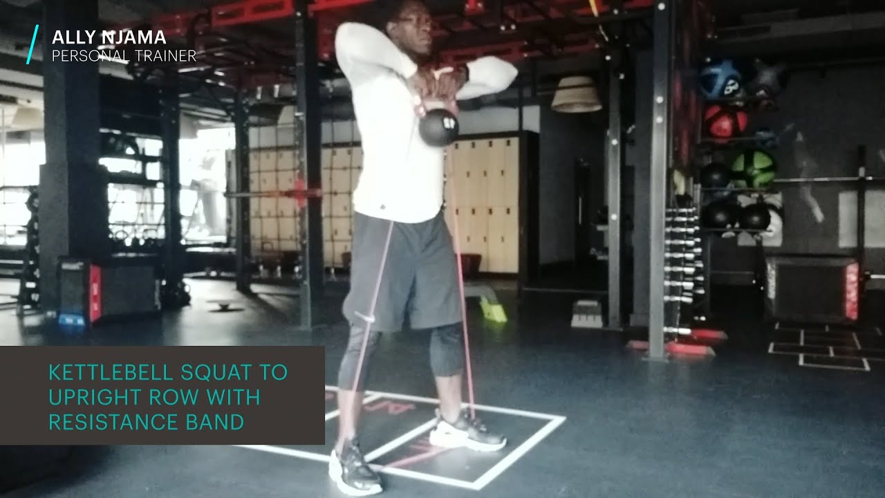 Upright Row with Resistance Band by Ilpesante Alex - Exercise How-to -  Skimble