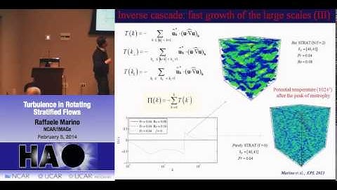 Raffaele Marino | IMAGe | Turbulence in Rotating Stratified Flows