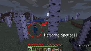 Playing on herobrine seed was a mistake!!(Gone wrong)...|Minecraft java edition| Season 1 Episode 1